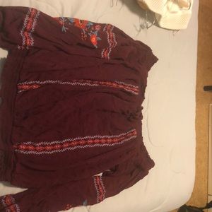 Off the shoulder shirt